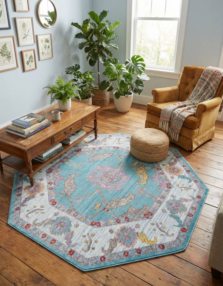 Detail image of 6' x 6' Paragon Octagon Rug