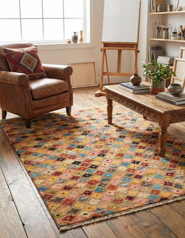 3' 4 x 5' Hand Knotted Balouch Wool Rug
