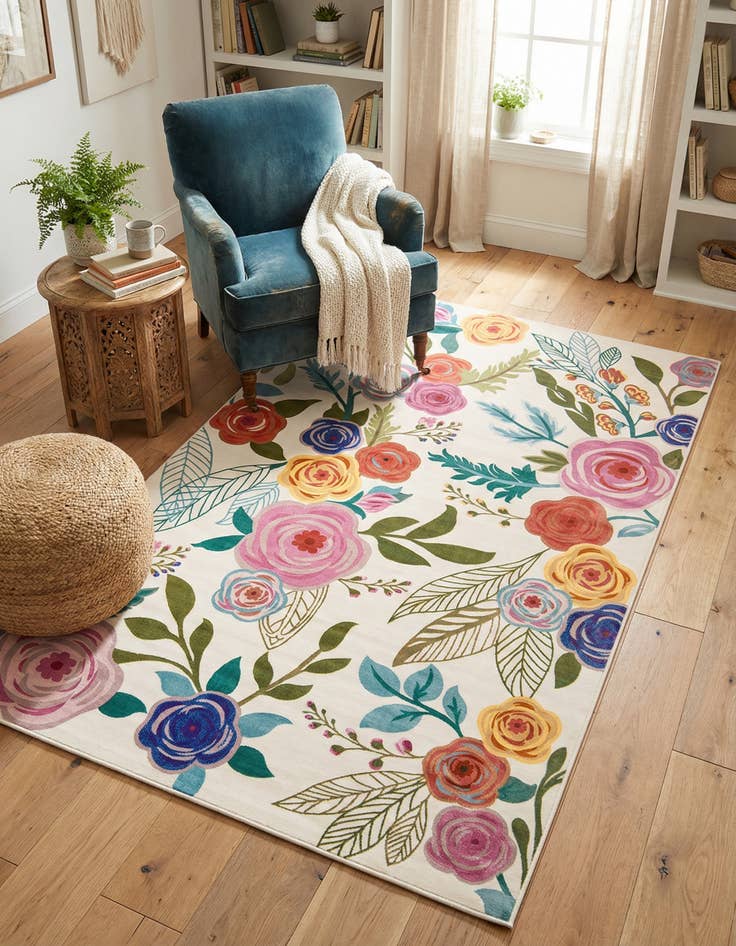 Detail image of 5' 3 x 7' 10 Blossom Rug