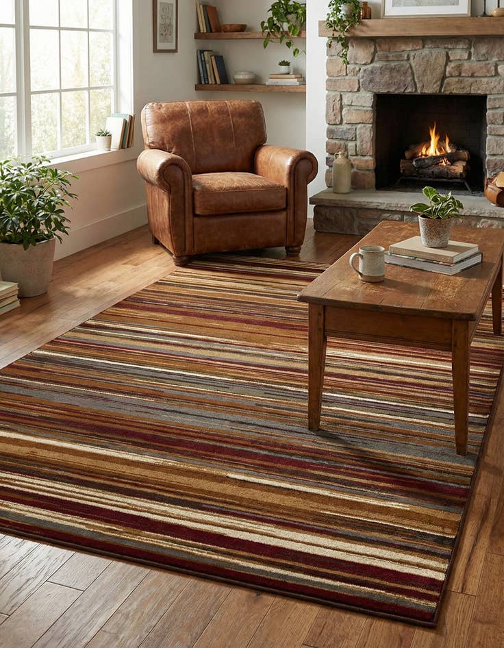 Detail image of 5' 3 x 7' Coffee Shop Rug