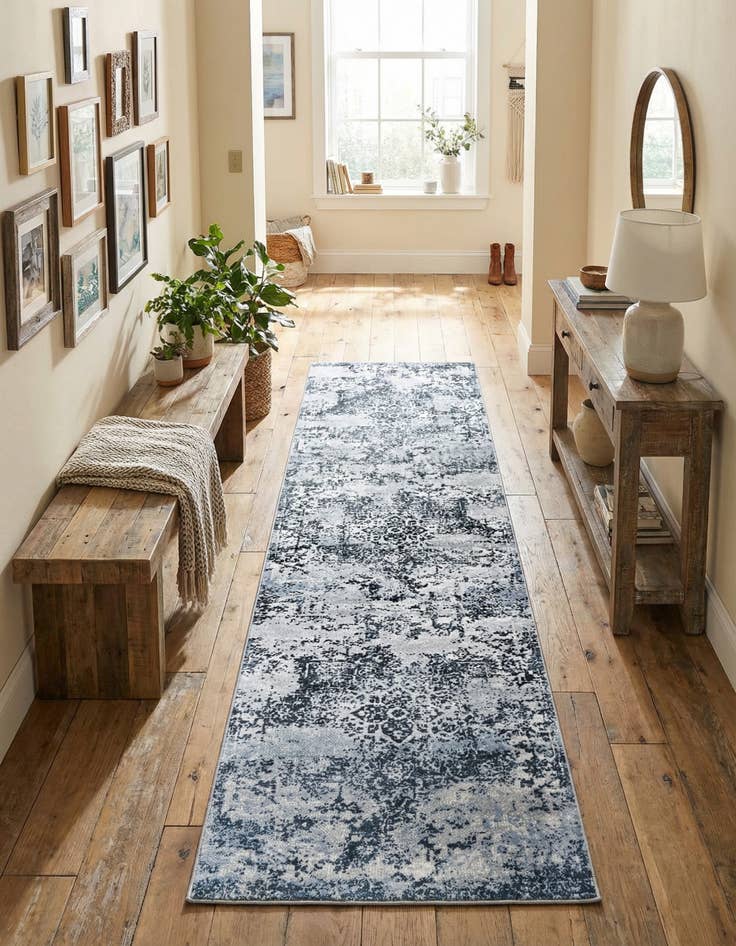 Detail image of 2' 7 x 12' Kamala Washable Runner Rug