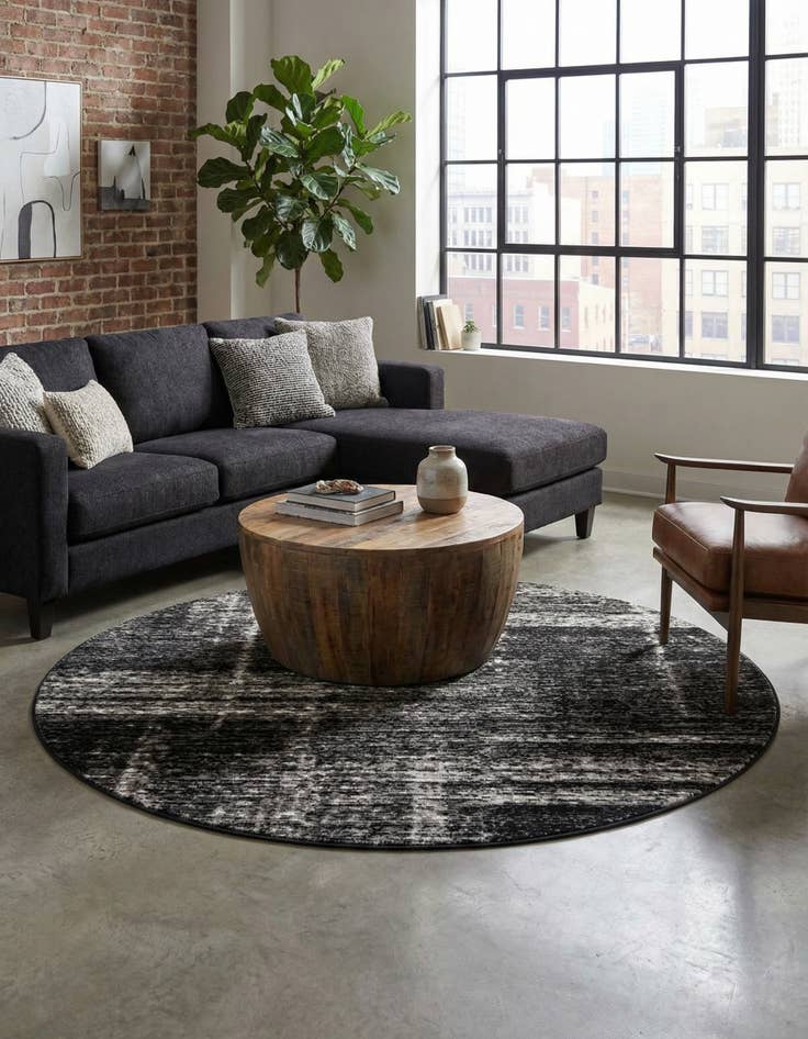 Detail image of 5' 3 x 5' 3 Laguna Round Rug