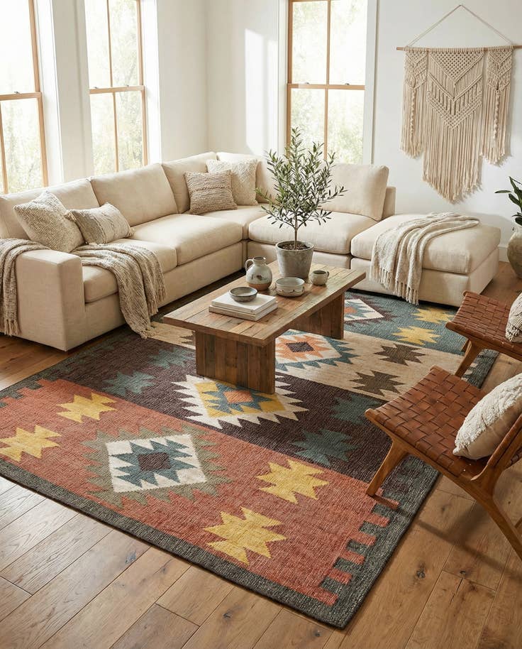 Detail image of 9' x 12' Hand Woven Kala Handwoven Jute Rug