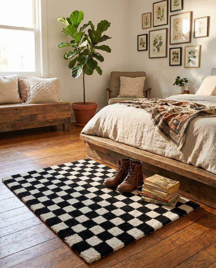 2' 1 x 3' Hand Tufted Wool Rug