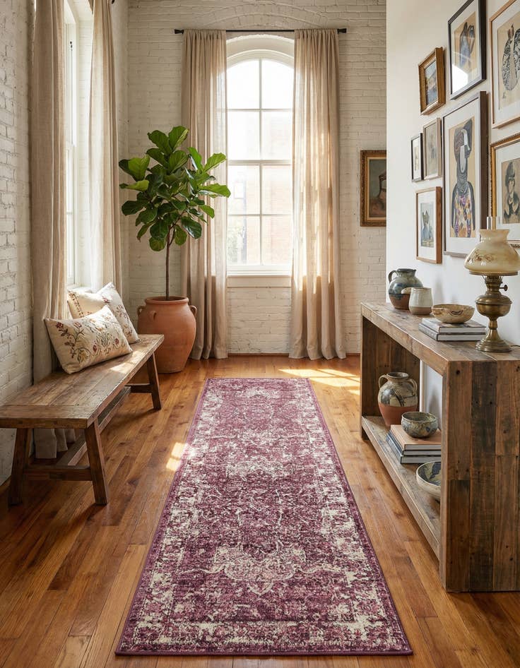 Detail image of 2' 7 x 10' Isabella Runner Rug