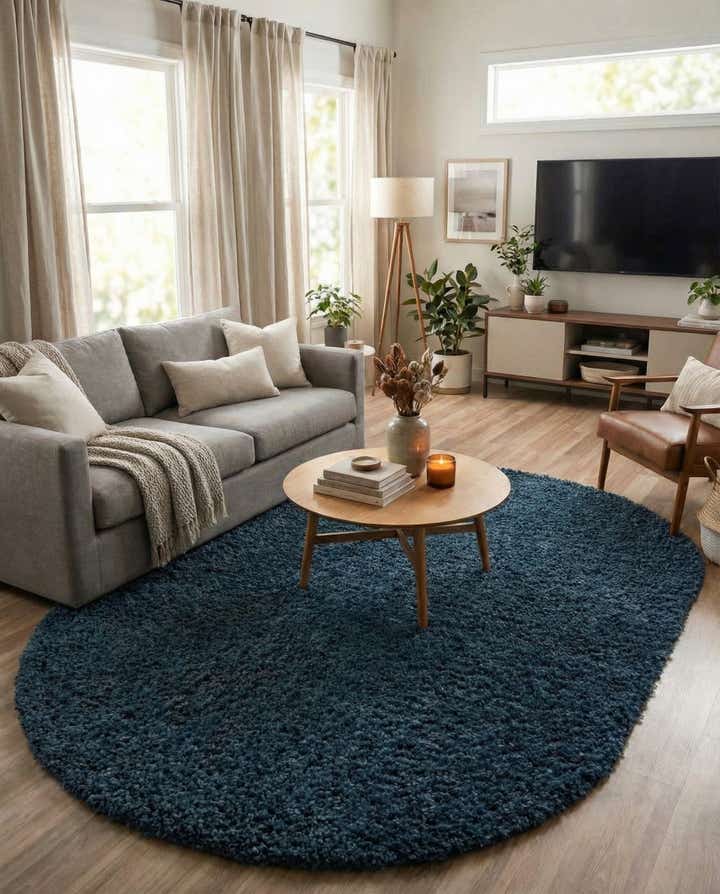 7' 10 x 10' Zermatt Shag Oval Rug