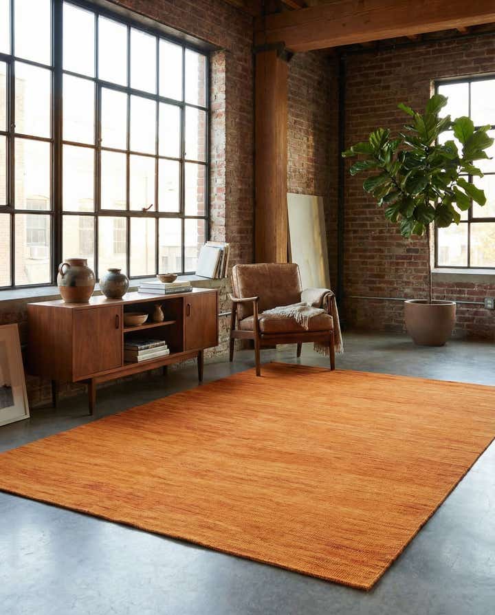 6' 9 x 9' Hand Woven Kilim Modern Wool Rug