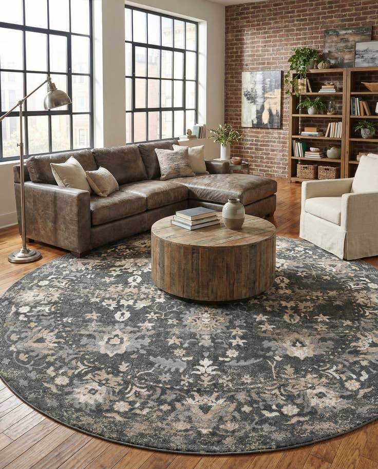 Detail image of 13' x 13' Oregon Round Rug