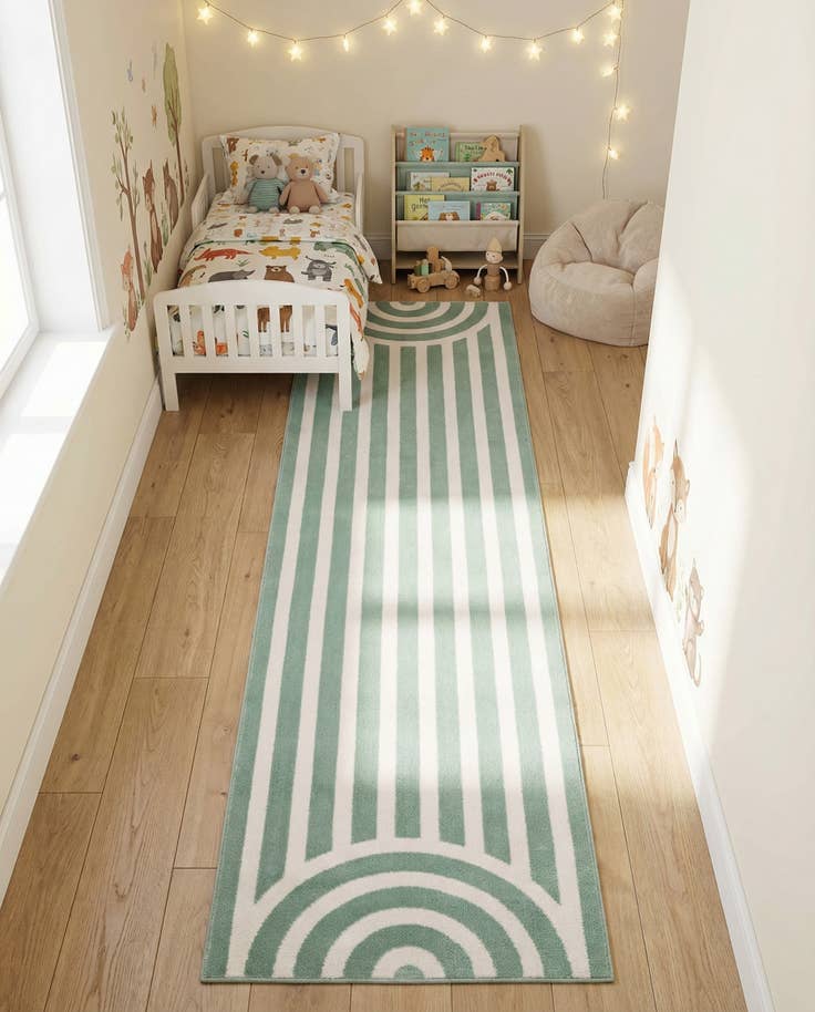 Detail image of 2' x 8' Whimsy Kids Runner Rug