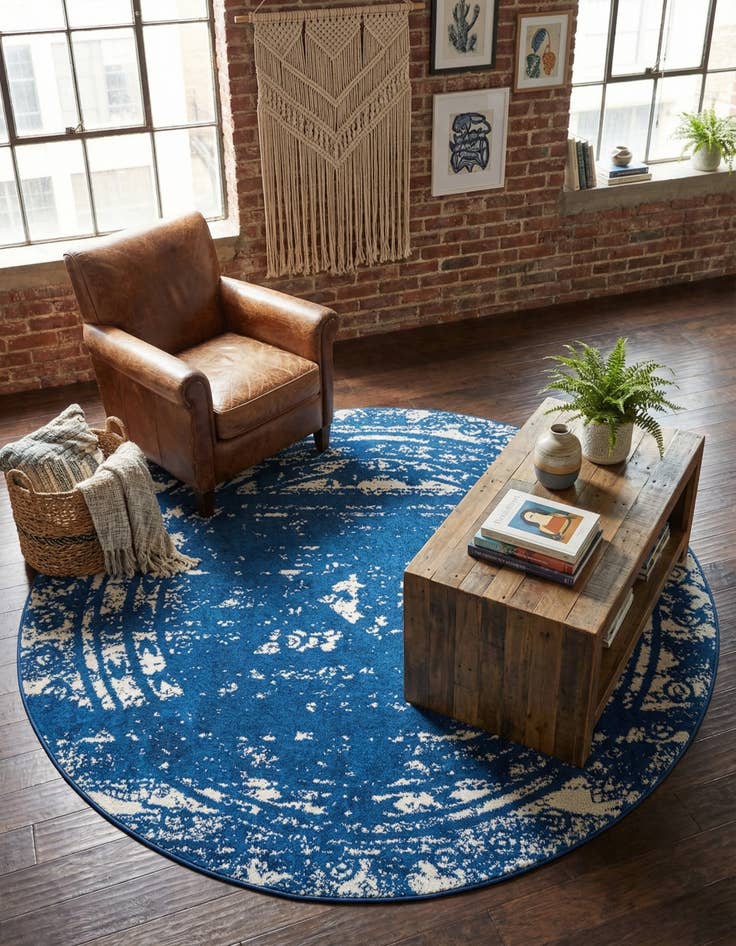 Detail image of 6' x 6' Lennon Round Rug