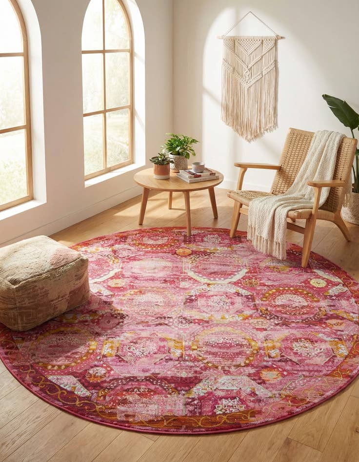 Detail image of 8' x 8' Santiago Round Rug