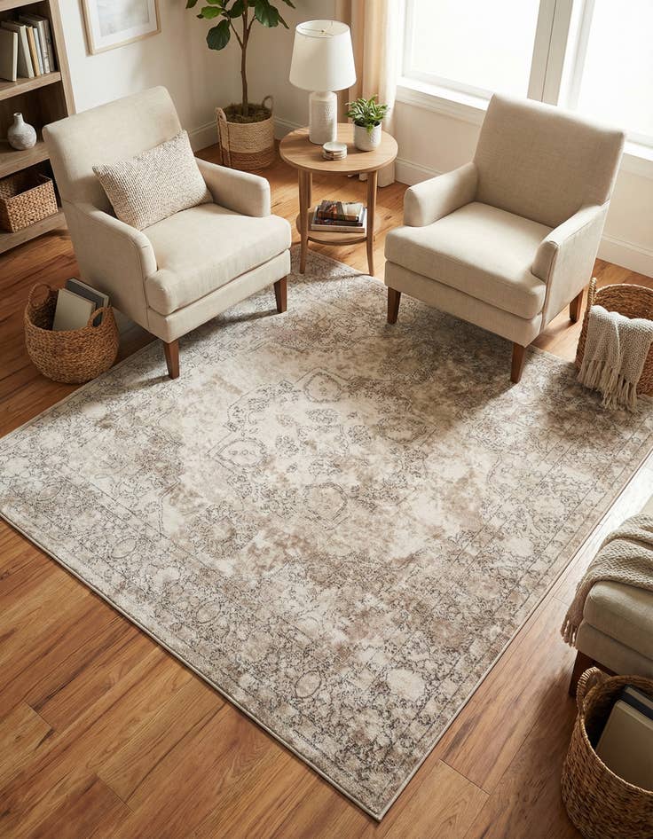 Detail image of 6' x 6' Oregon Square Rug