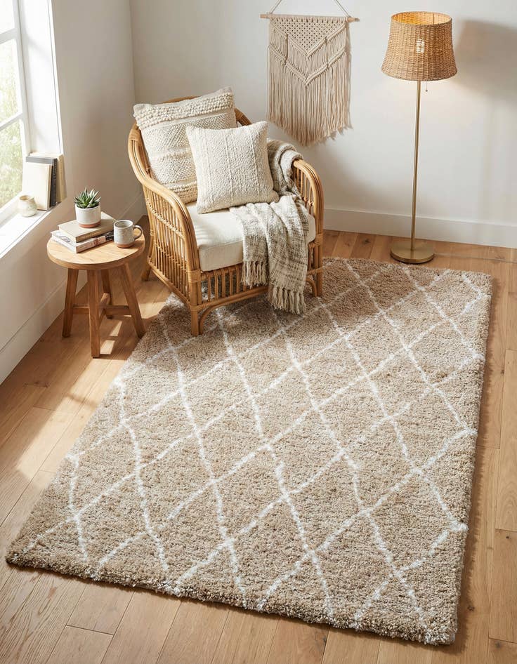 Detail image of 5' x 8' Marrakesh Shag Rug