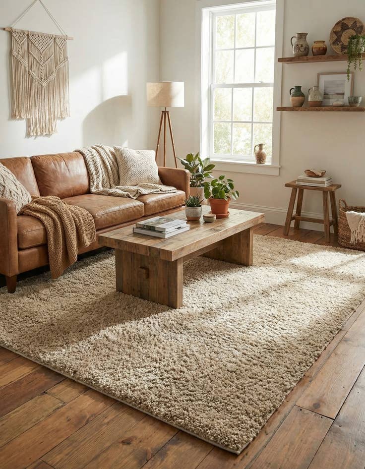 Detail image of 9' x 12' 4 Everyday Shag Rug