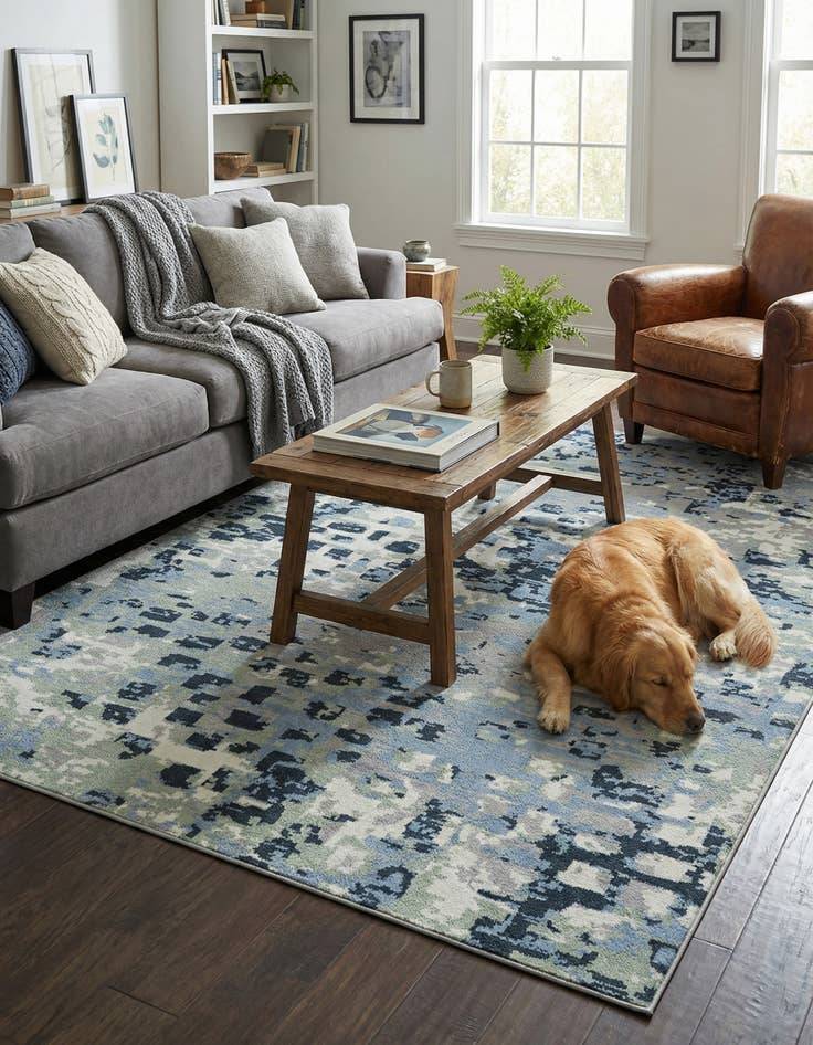 Detail image of 6' x 9' Kamala Washable Rug