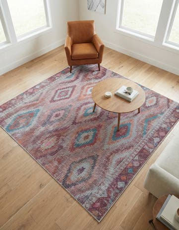 7' 3 x 7' 3 Washable Sisu Square Rug