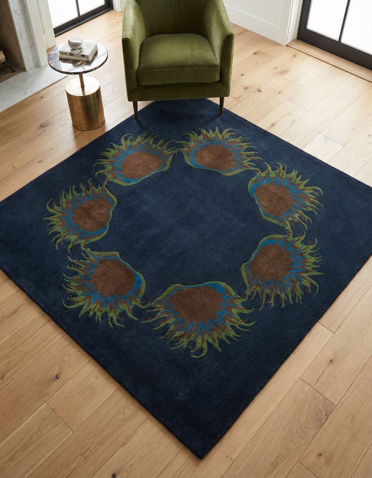 Detail image of 7' 6 x 7' 7 Luna Square Rug