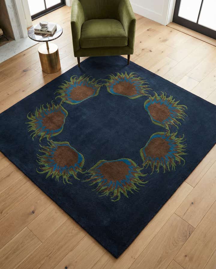 230cm x 230cm Luna Quadrat Teppich