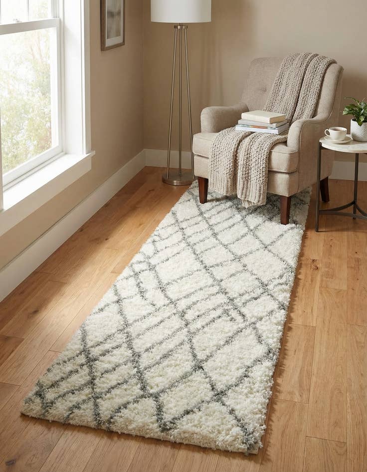 Detail image of 2' 7 x 10' Soft Touch Shag Runner Rug