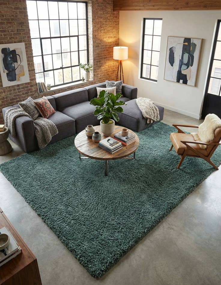 Detail image of 9' x 12' Infinity Shag Rug