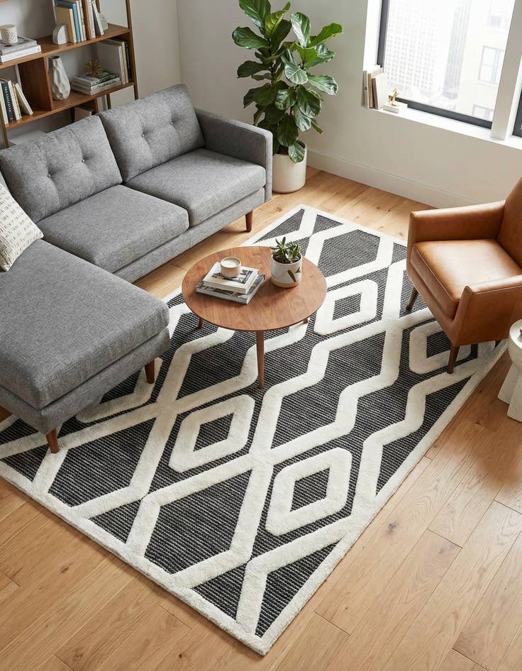 Detail image of 5' 3 x 8' Prismatic Rug