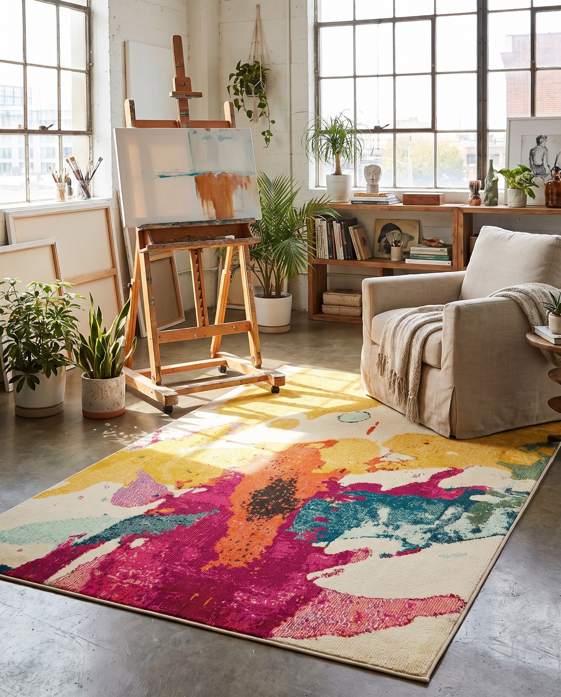 5' x 8' Washable Casablanca Rug
