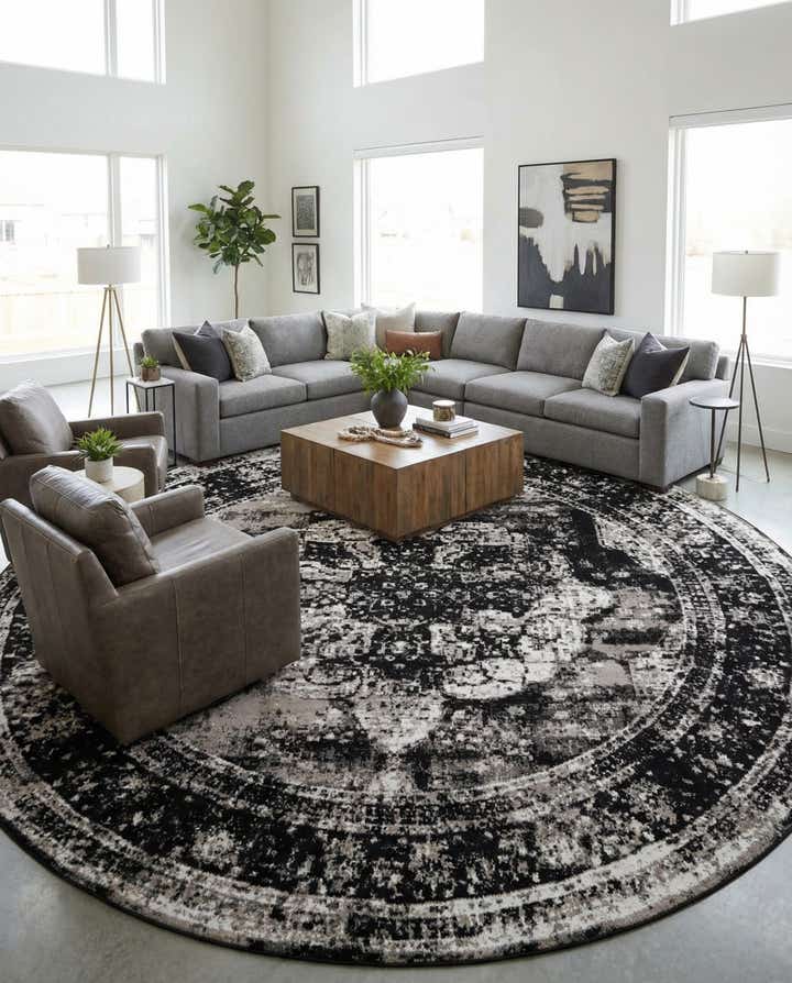 13' x 13' Monte Carlo Round Rug