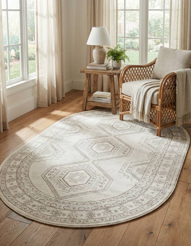 Detail image of 5' 3 x 8' Charlotte Oval Rug