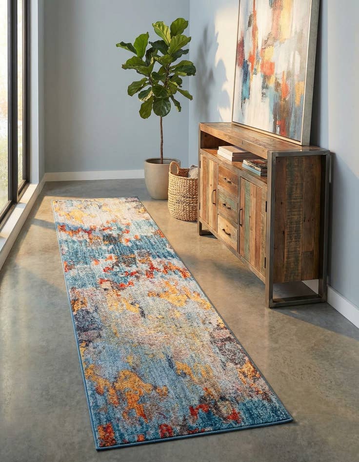 Detail image of Jill Zarin 2' x 8' Downtown Tribeca Runner Rug