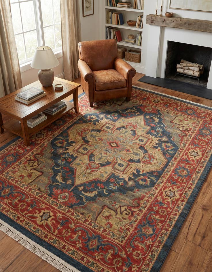 Detail image of 8' x 10' Serapi Rug