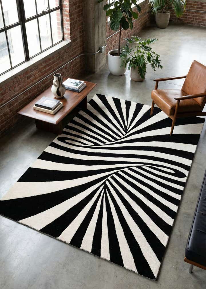 6' 1 x 9' Vortex Wool Rug