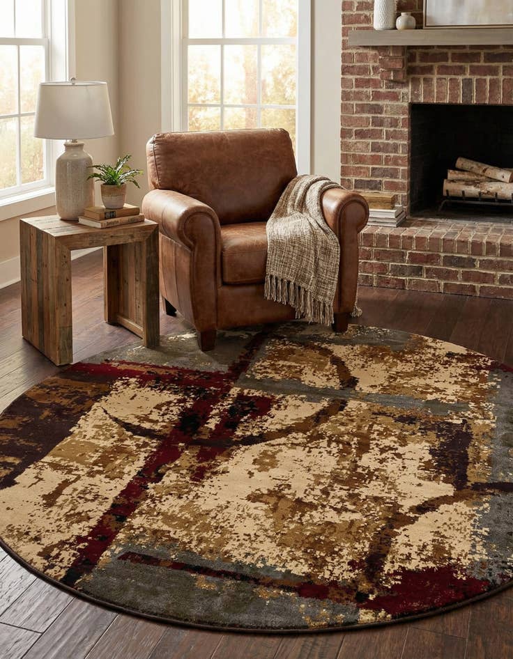 Detail image of 6' x 6' Cafe Round Rug