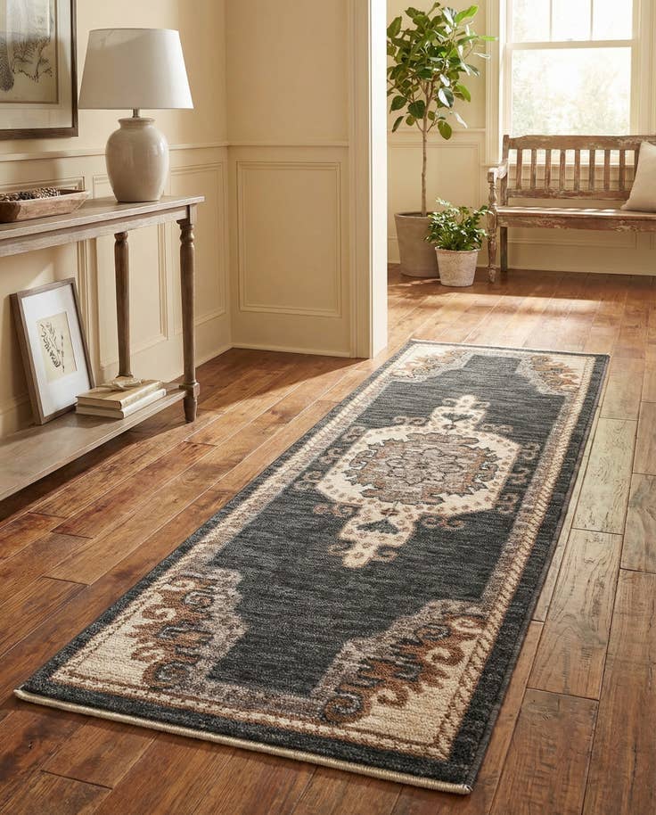 Detail image of 2' x 6' 3 Grand Tradition Runner Rug