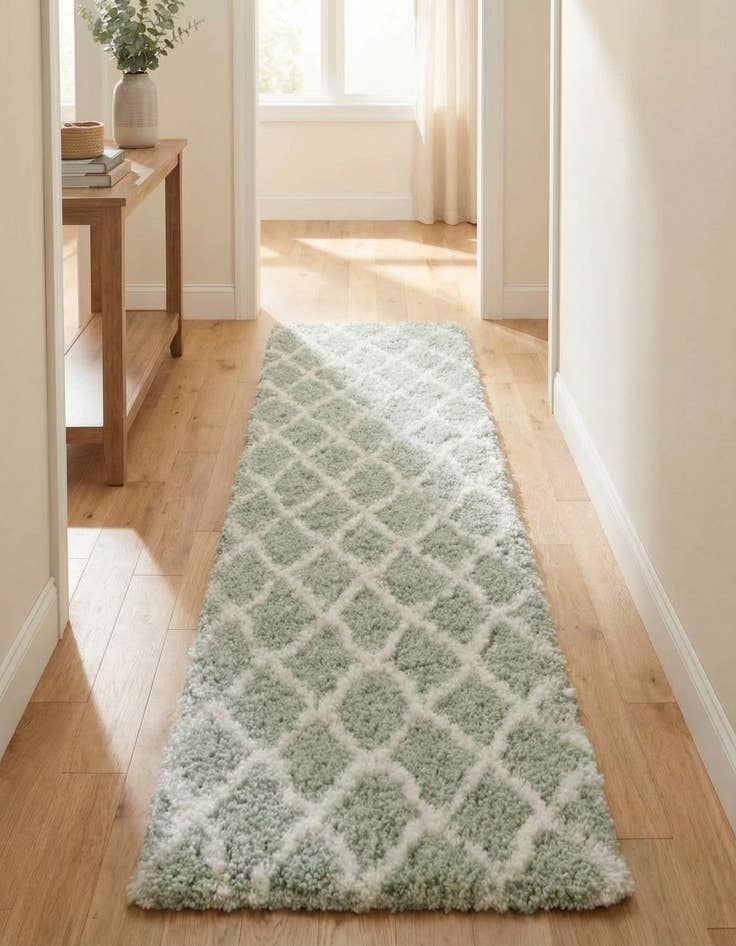 Detail image of 2' 7 x 10' Marrakesh Shag Runner Rug