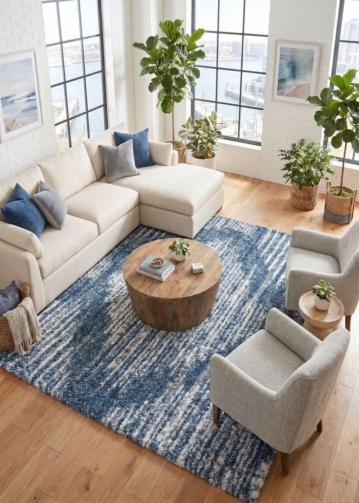 10' x 10' Serenity Shag Square Rug