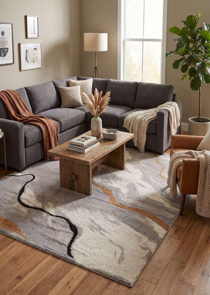 7' 10 x 10' Sepia Rug