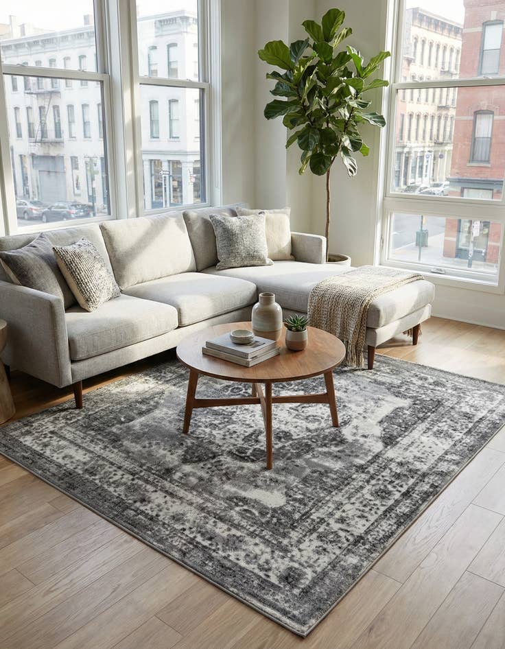 Detail image of 6' x 6' Monte Carlo Square Rug