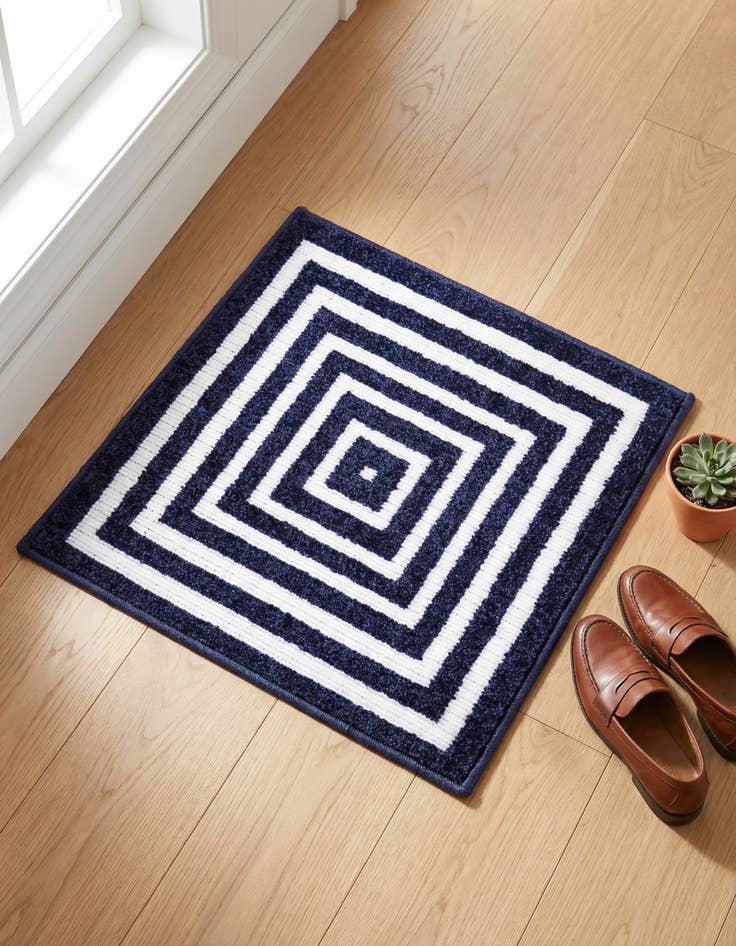 Detail image of 1' 8 x 1' 8 Washable Sabrina Soto Prescott Indoor / Outdoor Sample Rug