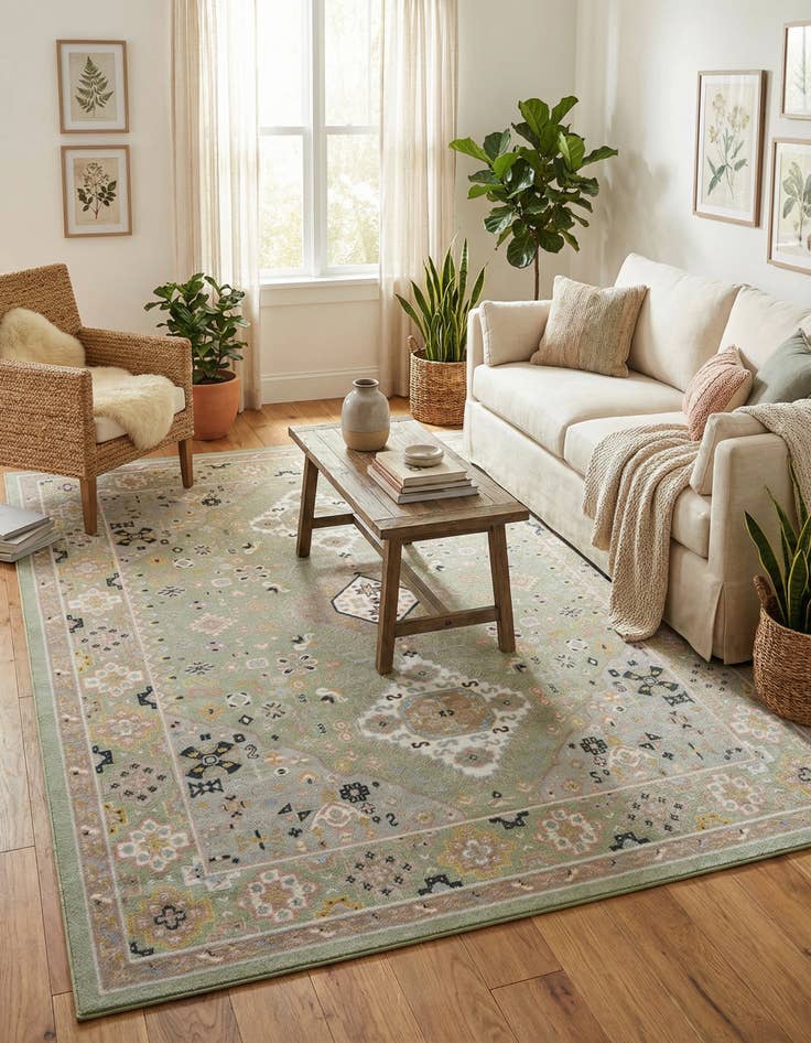 Detail image of 7' 10 x 10' Kamala Washable Rug
