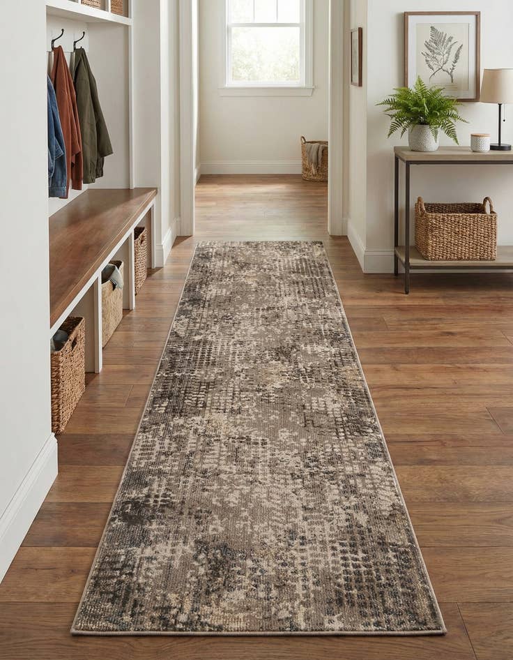 Detail image of 2' 7 x 10' Washable Theia Runner Rug