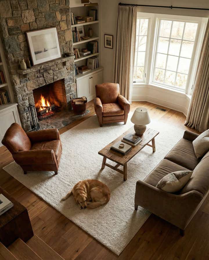 10' x 13' Solid Shag Rug