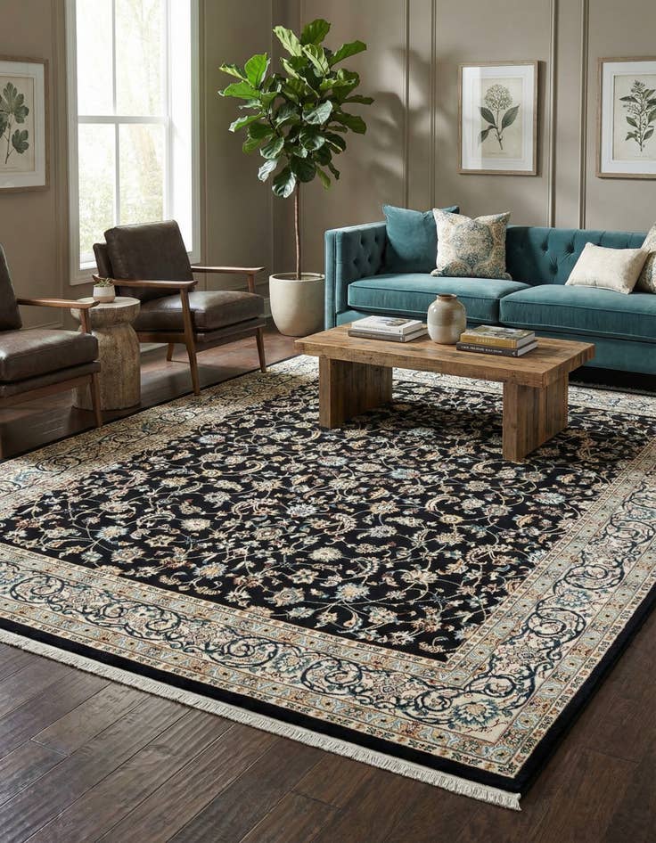 Detail image of 7' 10 x 10' Nain Design Rug