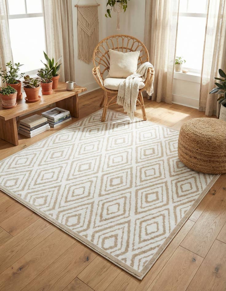 Detail image of 6' x 6' Hermitage Square Rug
