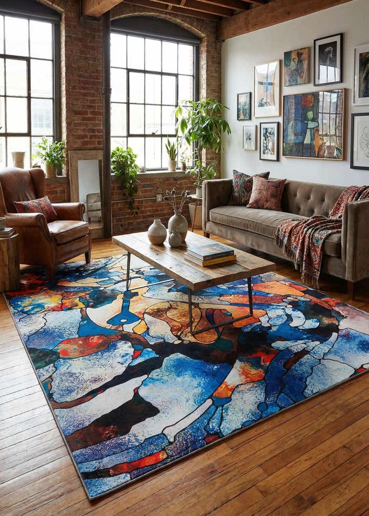 7' 10 x 7' 10 Yara Square Rug