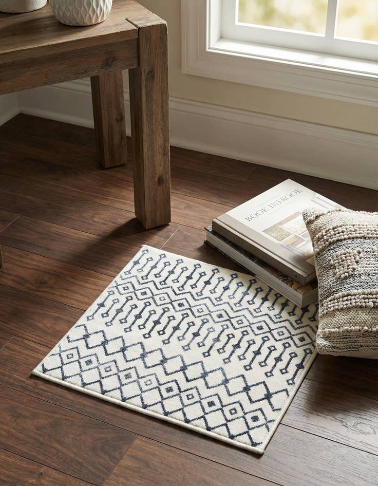 Detail image of 1' 4 x 1' 4 Bohemian Trellis Sample Rug