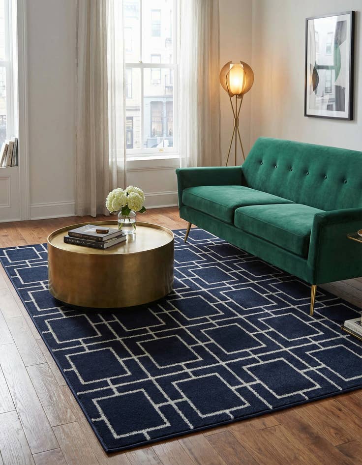 Detail image of 5' 3 x 8' Marilyn Monroe&trade; Glam Deco Rug