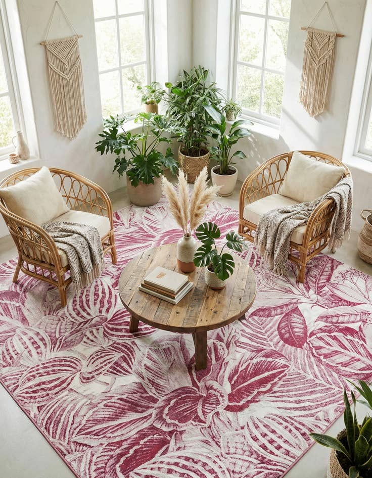 Detail image of 10' x 10' Blossom Square Rug