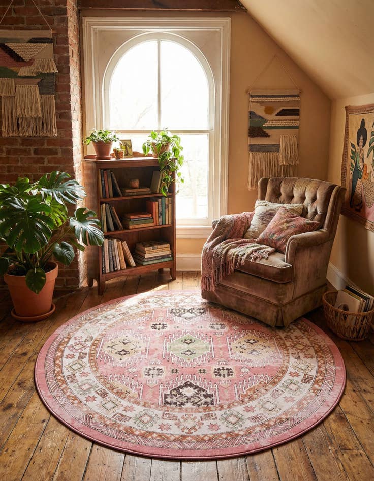 Detail image of 7' 10 x 7' 10 Aarhus Round Rug