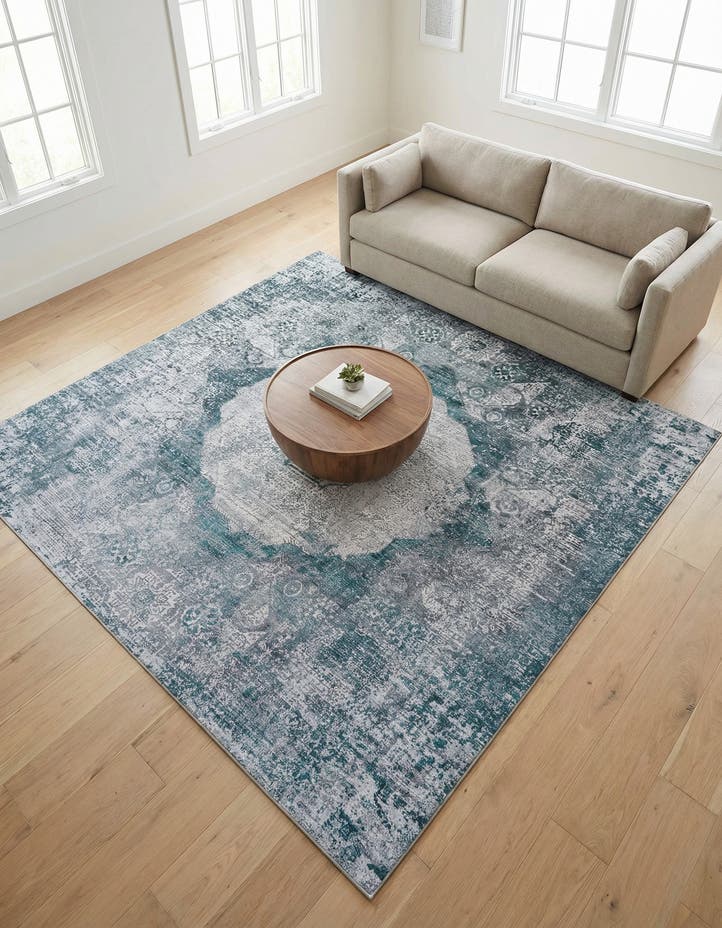 7' 10 x 7' 10 Washable Yara Square Rug