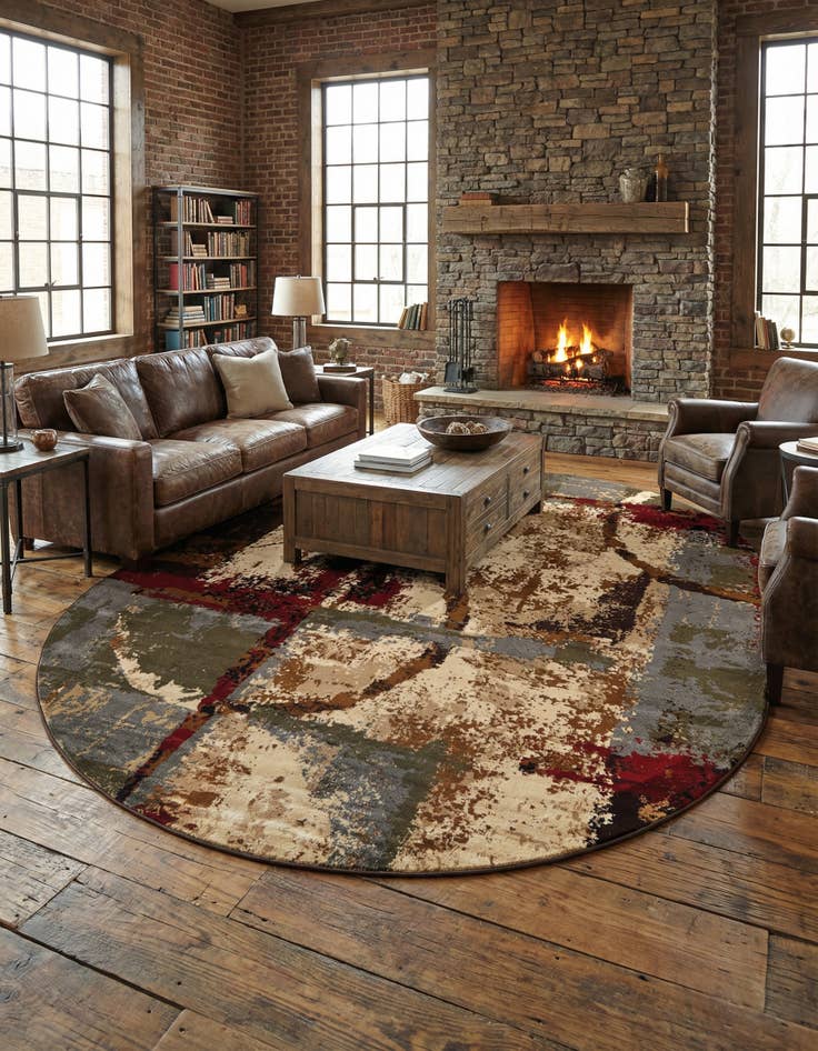 Detail image of 7' 10 x 10' Cafe Oval Rug